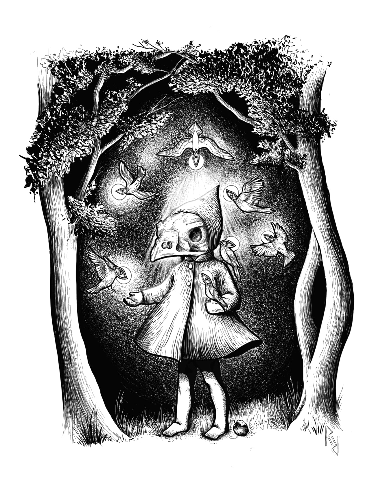Nomadical Art - Illumination print
