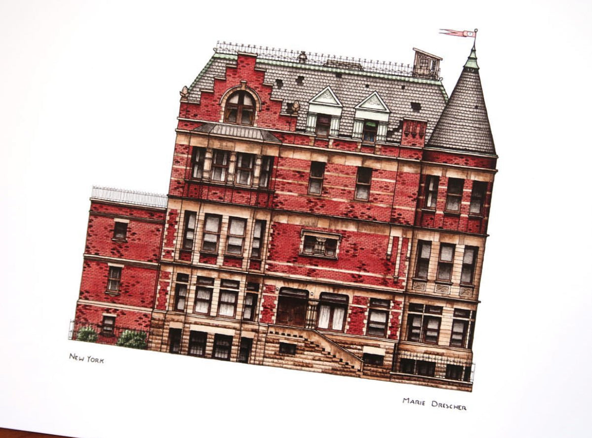 Rie Inspired - Tenenbaum House print