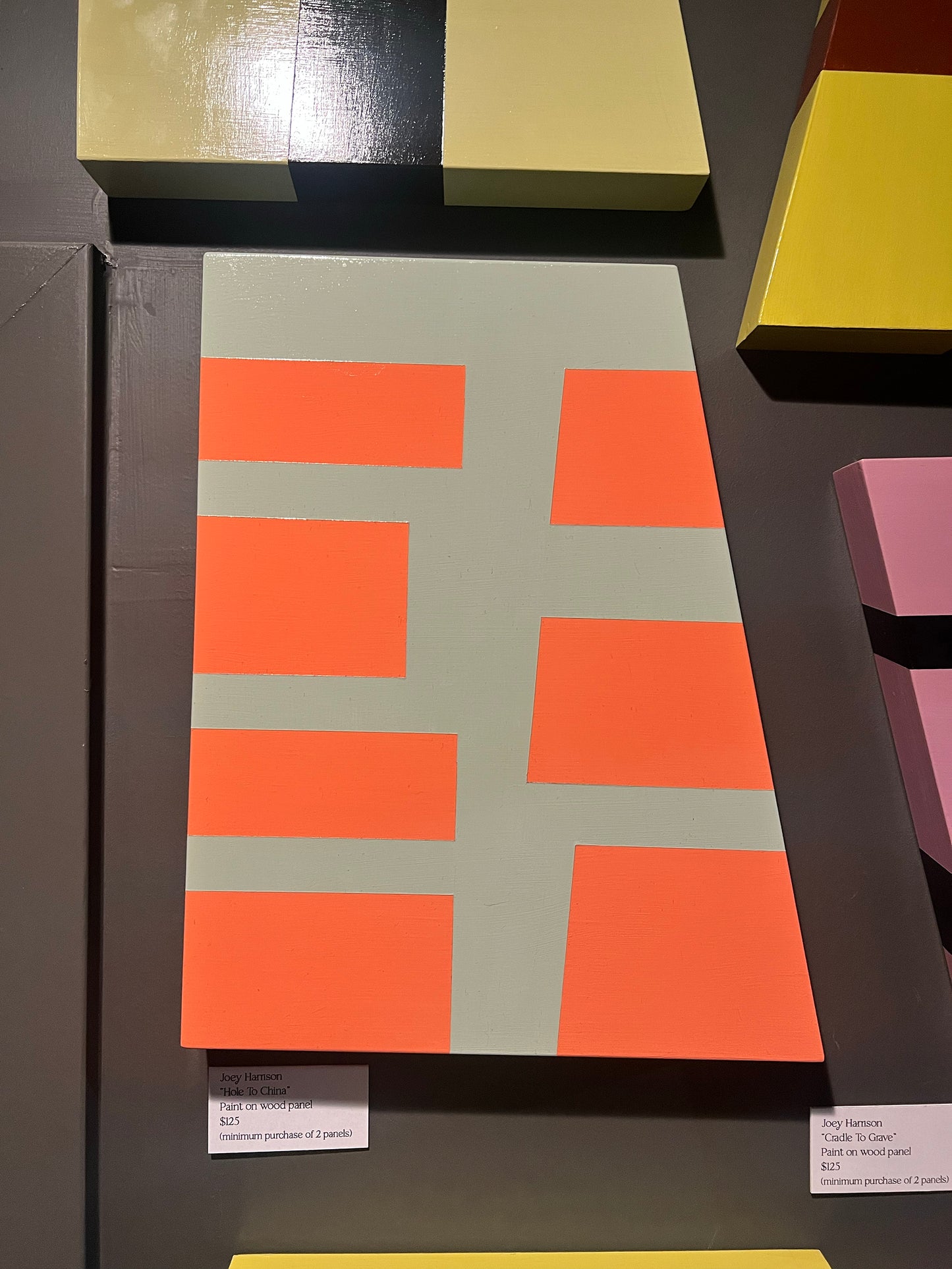 Joey Harrison: Abstract Panels: Hole To China (Must Buy 2)