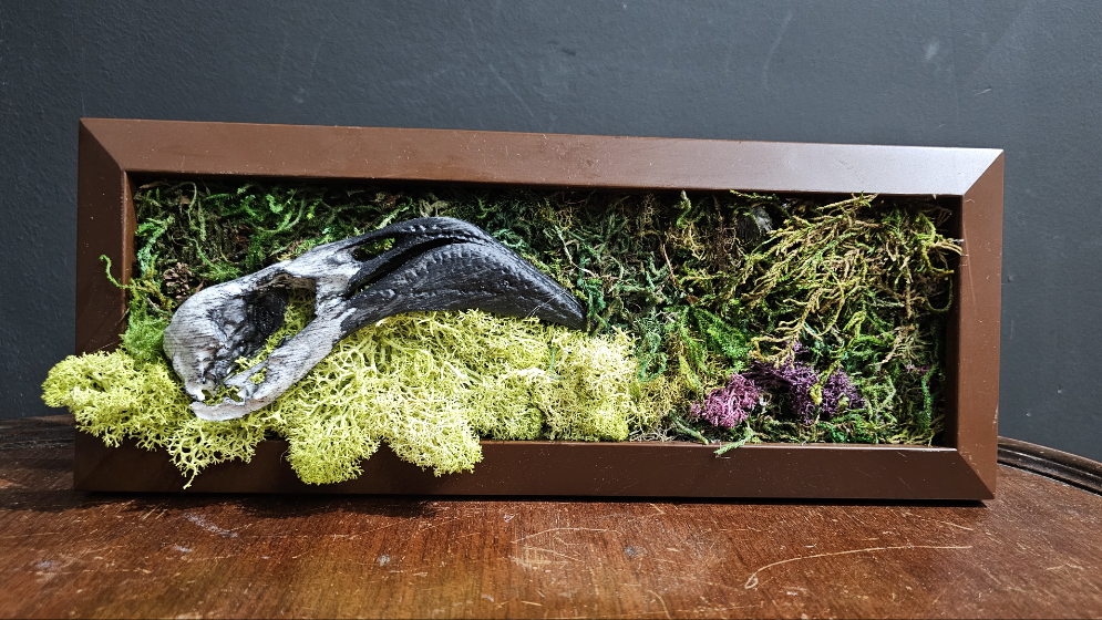 Moon and Moss: Mossy Flamingo