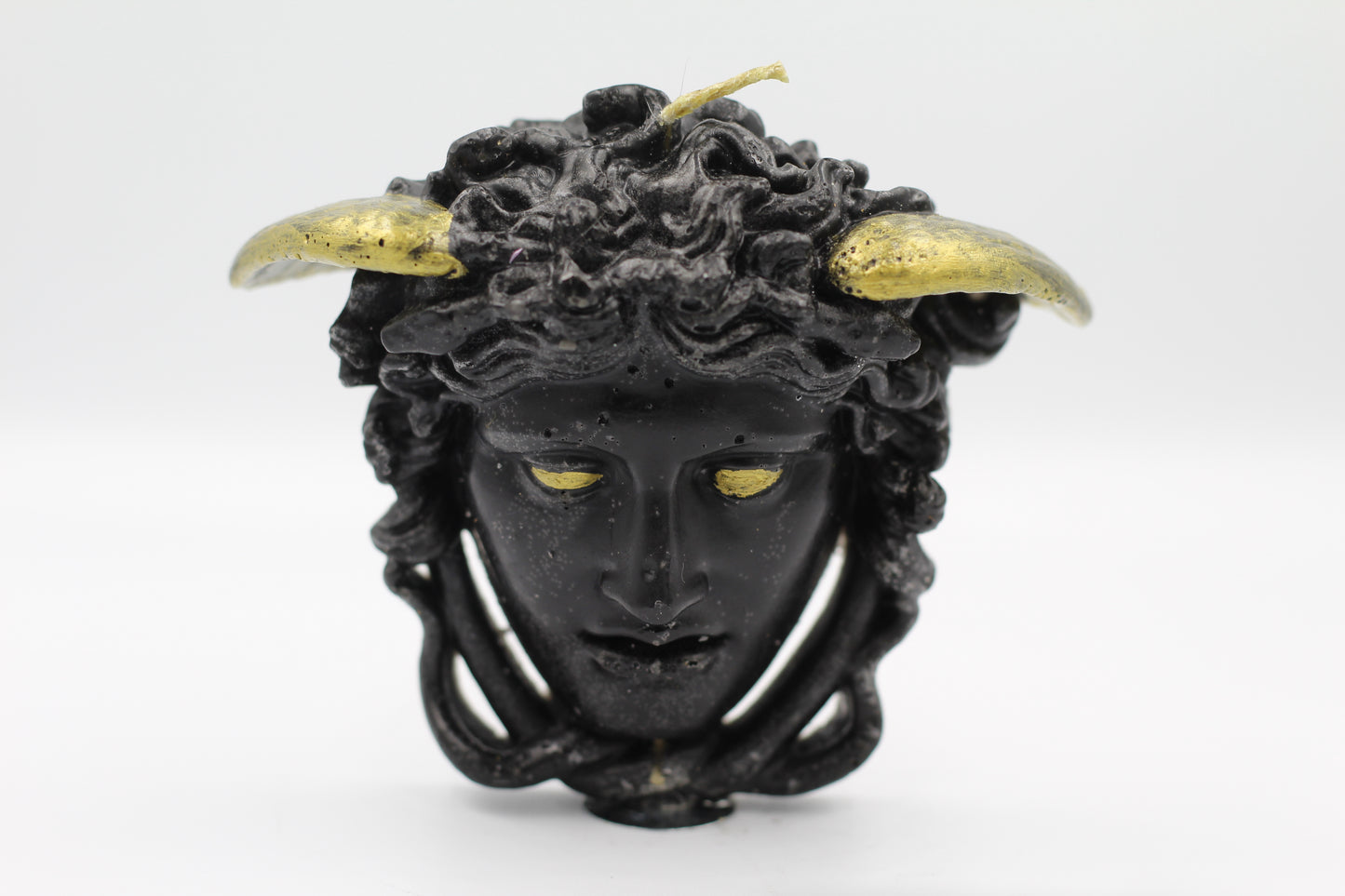Hekas Creative - Medusa Head 100% Beeswax Hand Painted Candle