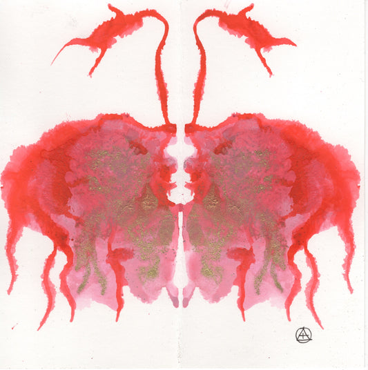 Rebecca Rose - Barbed Contrariops, 5"x5" original unframed