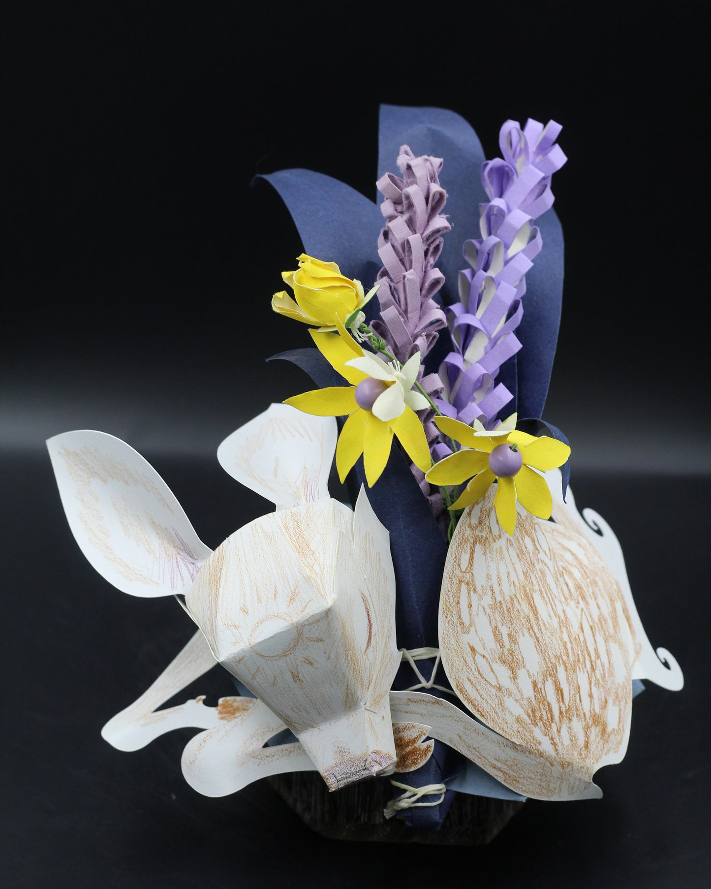 Rachel Schmidt: large deer fascinator