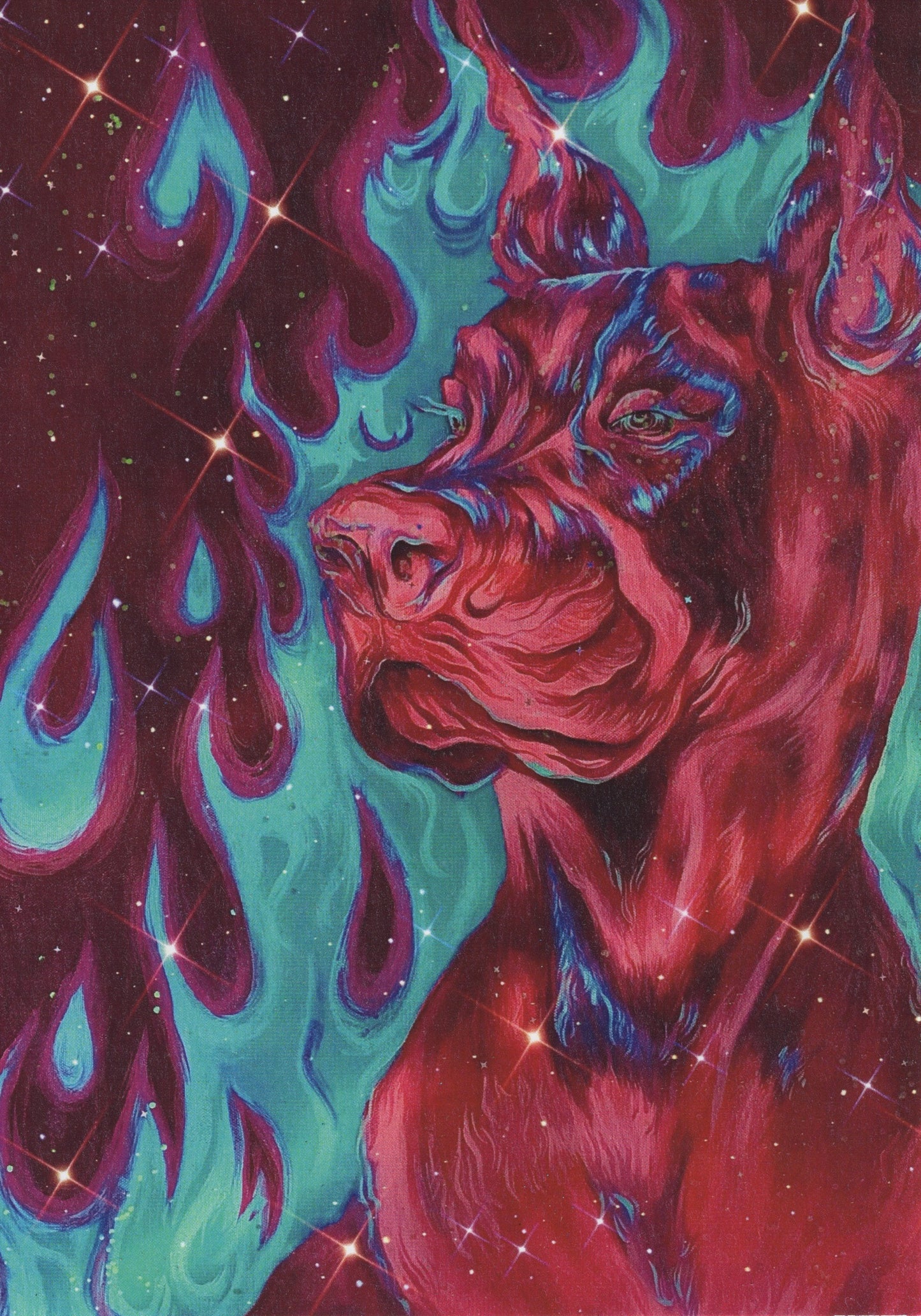 Asher Dempler: Doberman print