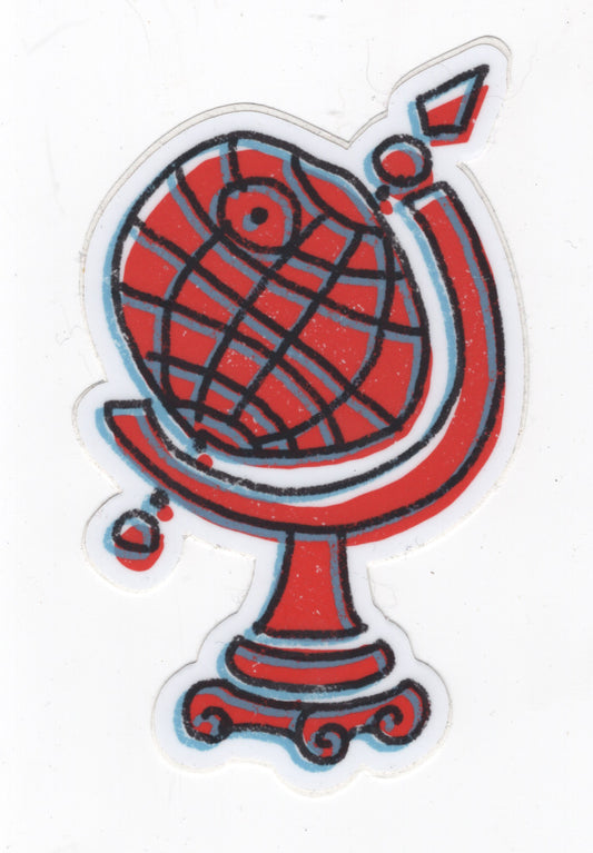 John Furse Stickers: Globe