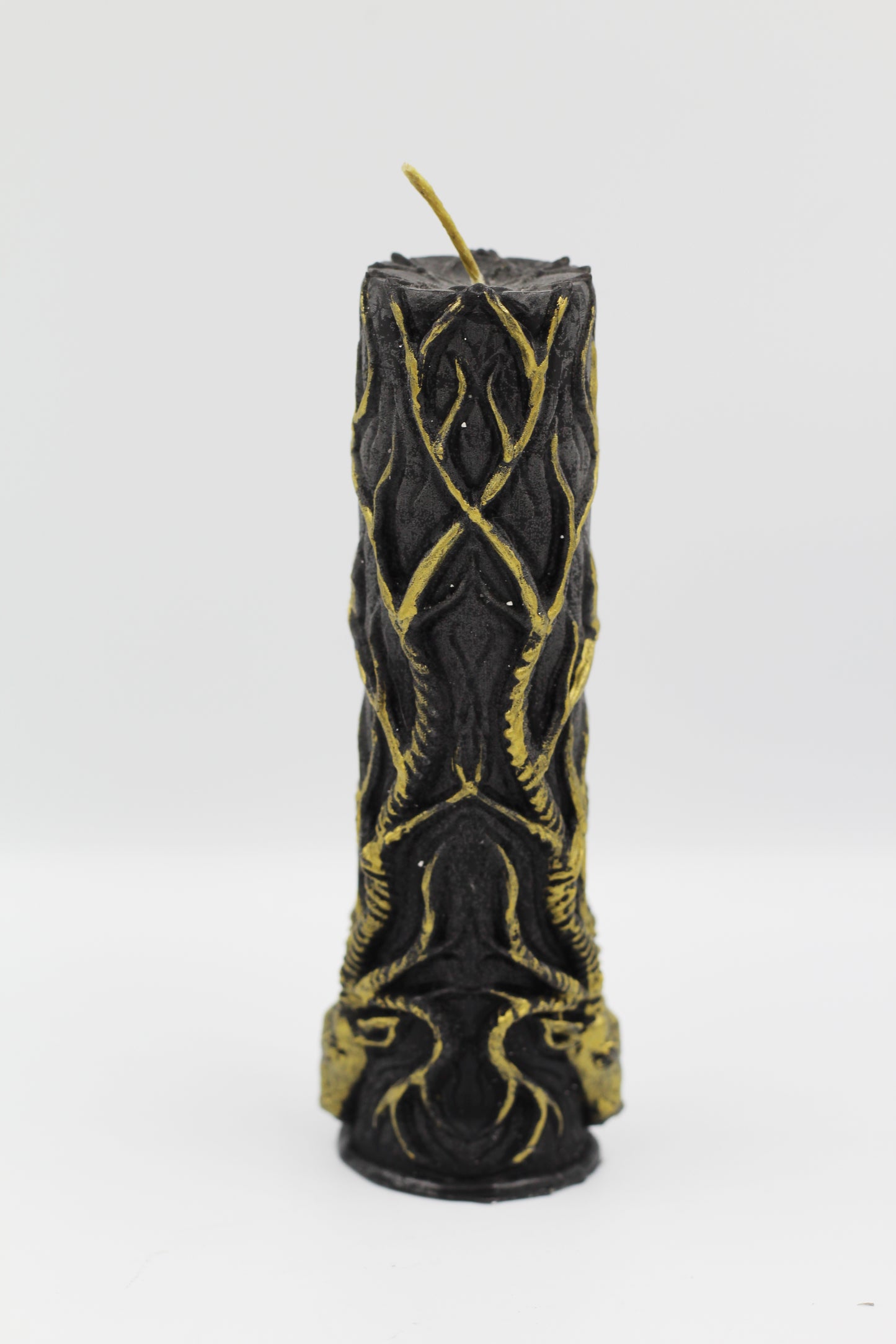 Hekas Creative - Golden Stag 100% Beeswax Hand Painted Candle