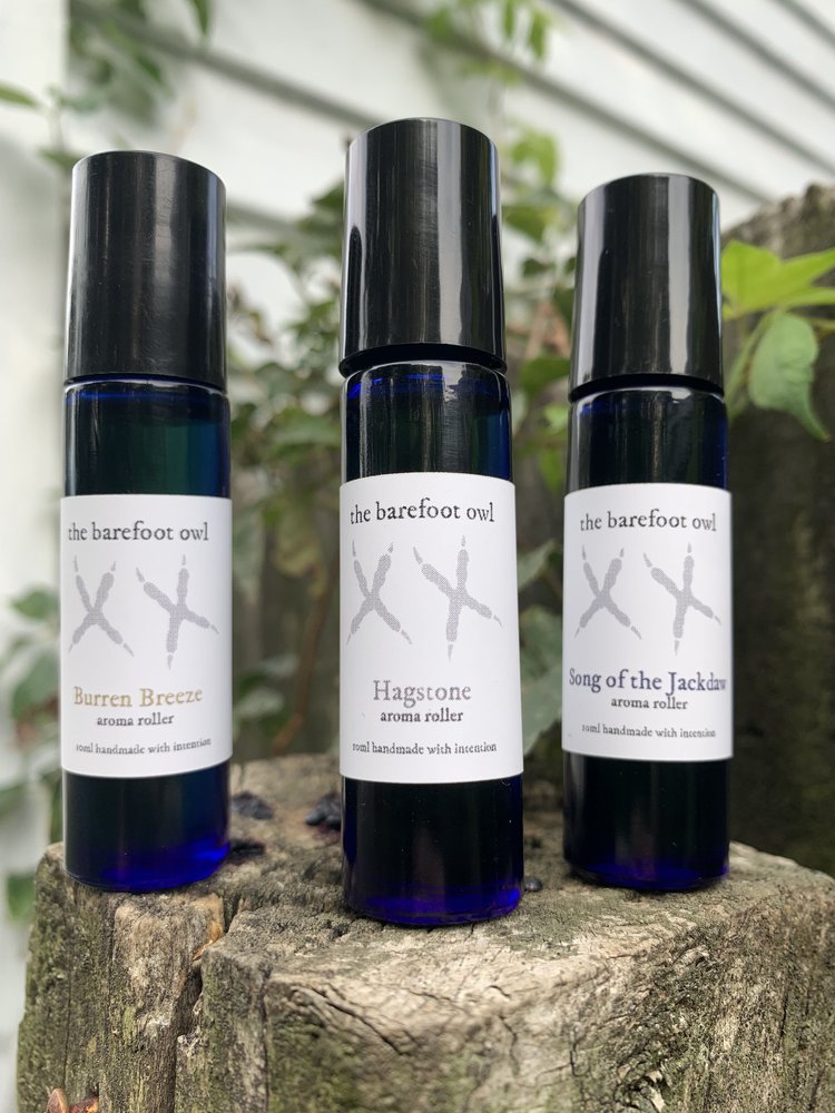 the barefoot owl aroma rollers