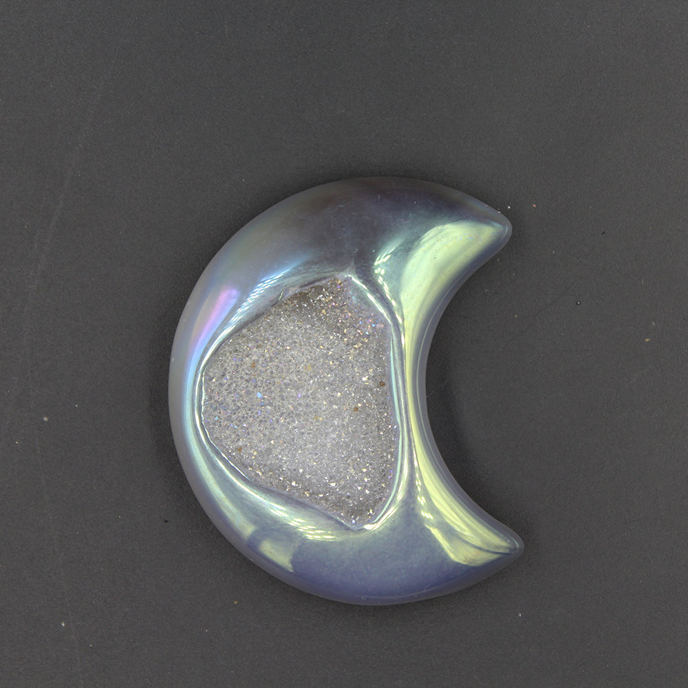 Angel Aura Quartz Druzy Moons