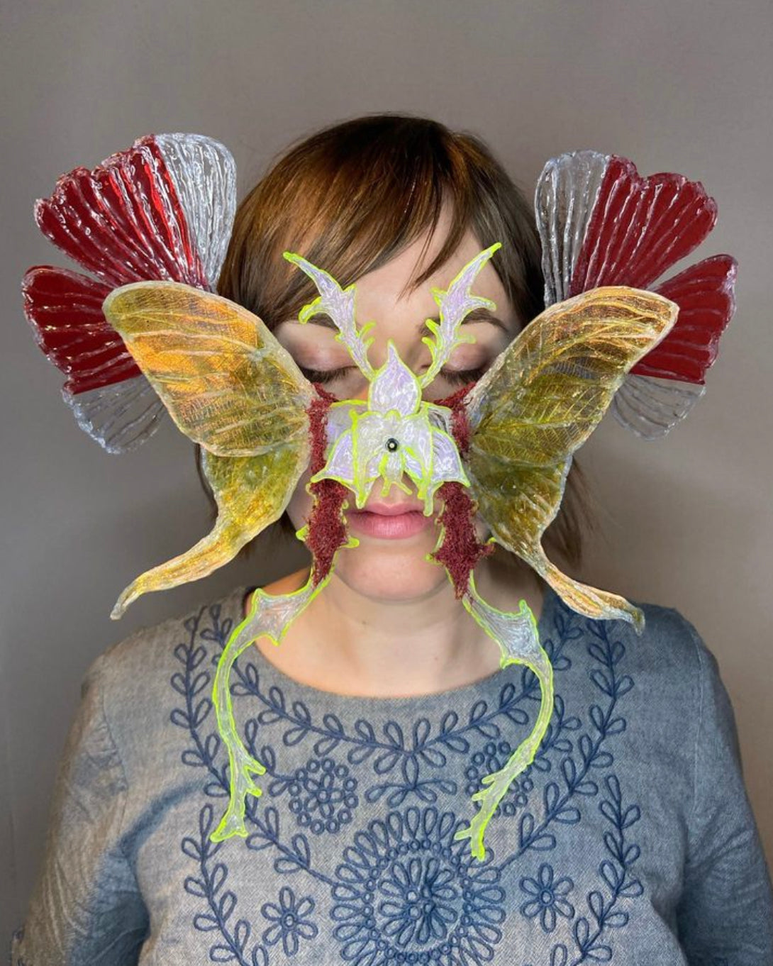 Edwin Ramirez - “Luna Moth and Gingko”