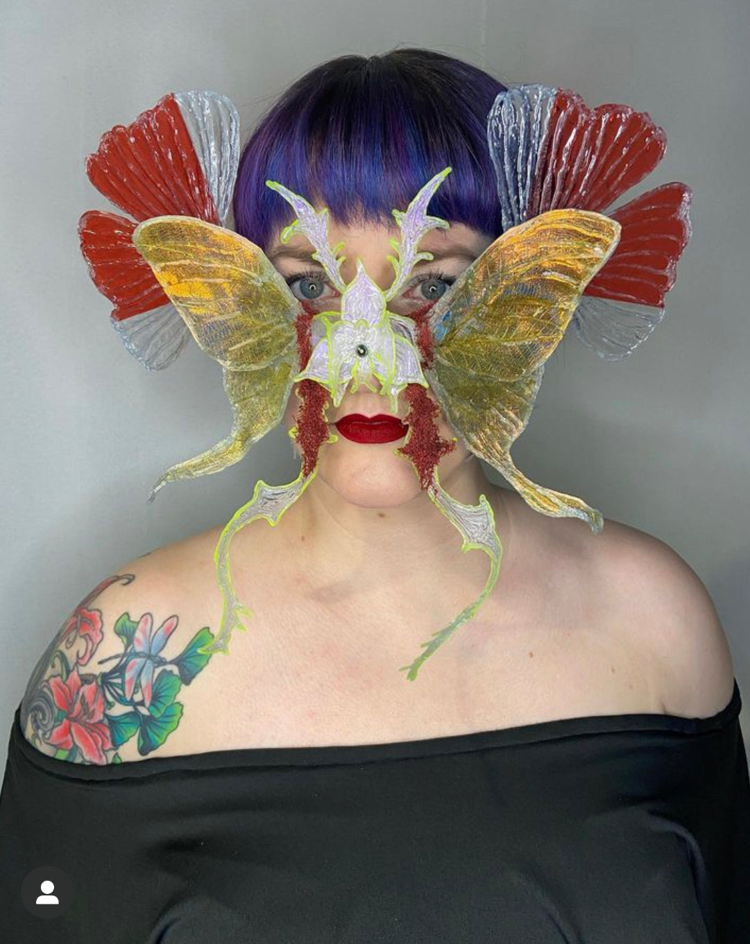 Edwin Ramirez - “Luna Moth and Gingko”