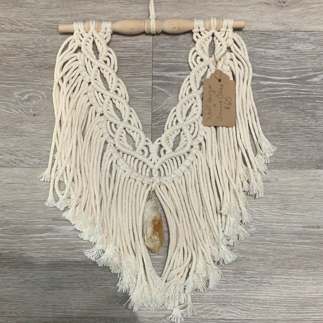 Molly Hollis - Macrame white with citrine