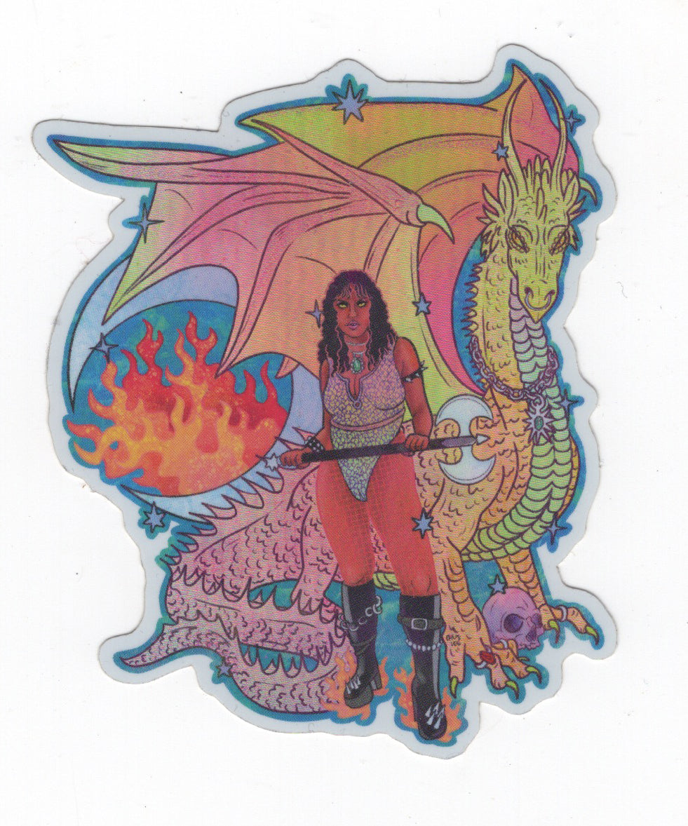 Chloe Lee - Dragon Rider sticker