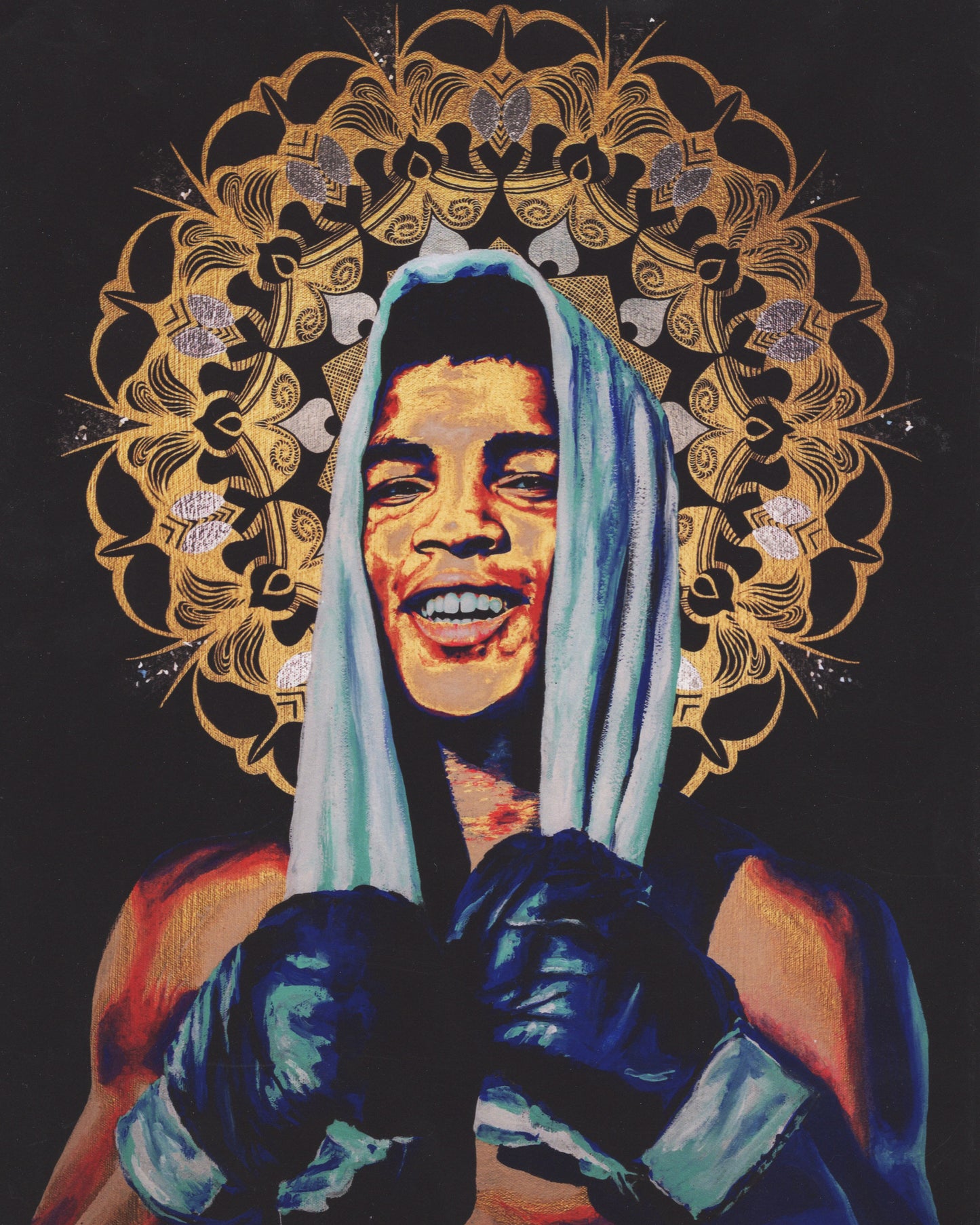 Kara Renee Art: Muhammad Ali Print 8" x 10" or 8" x 10" print on 10" x 12" paper