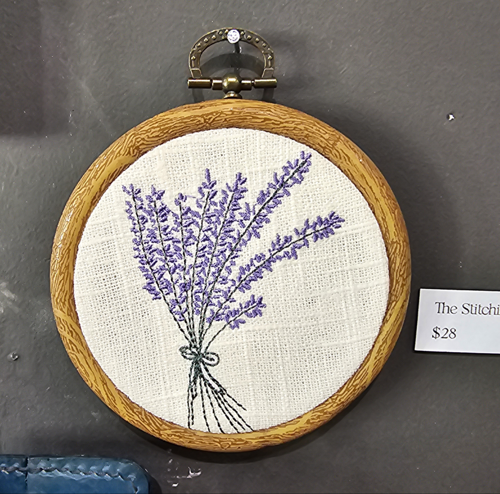 A Stitching Witch - Lavender Hoop