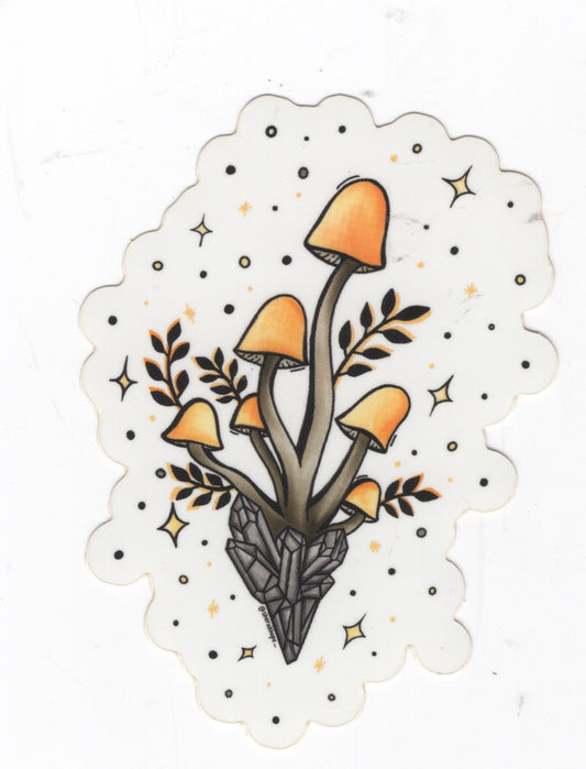 Sherah Fowler Stickers: Magic Mushrooms