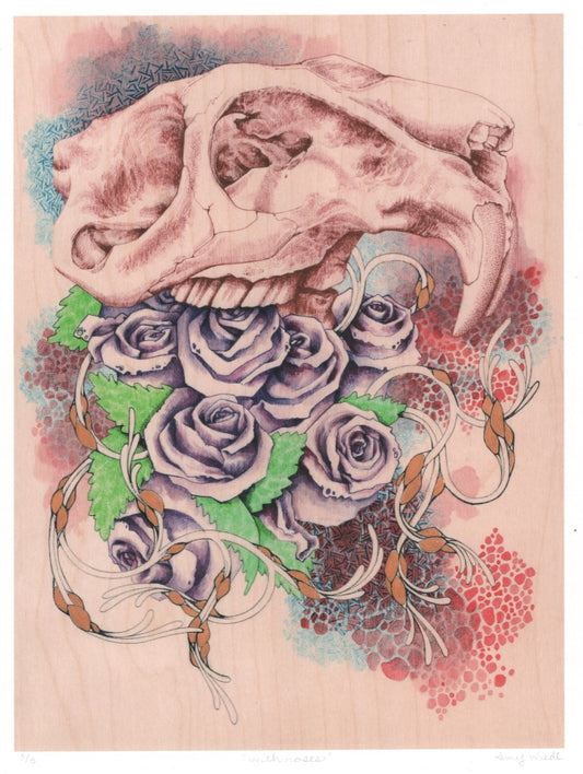Amy Wiedl - With Roses print