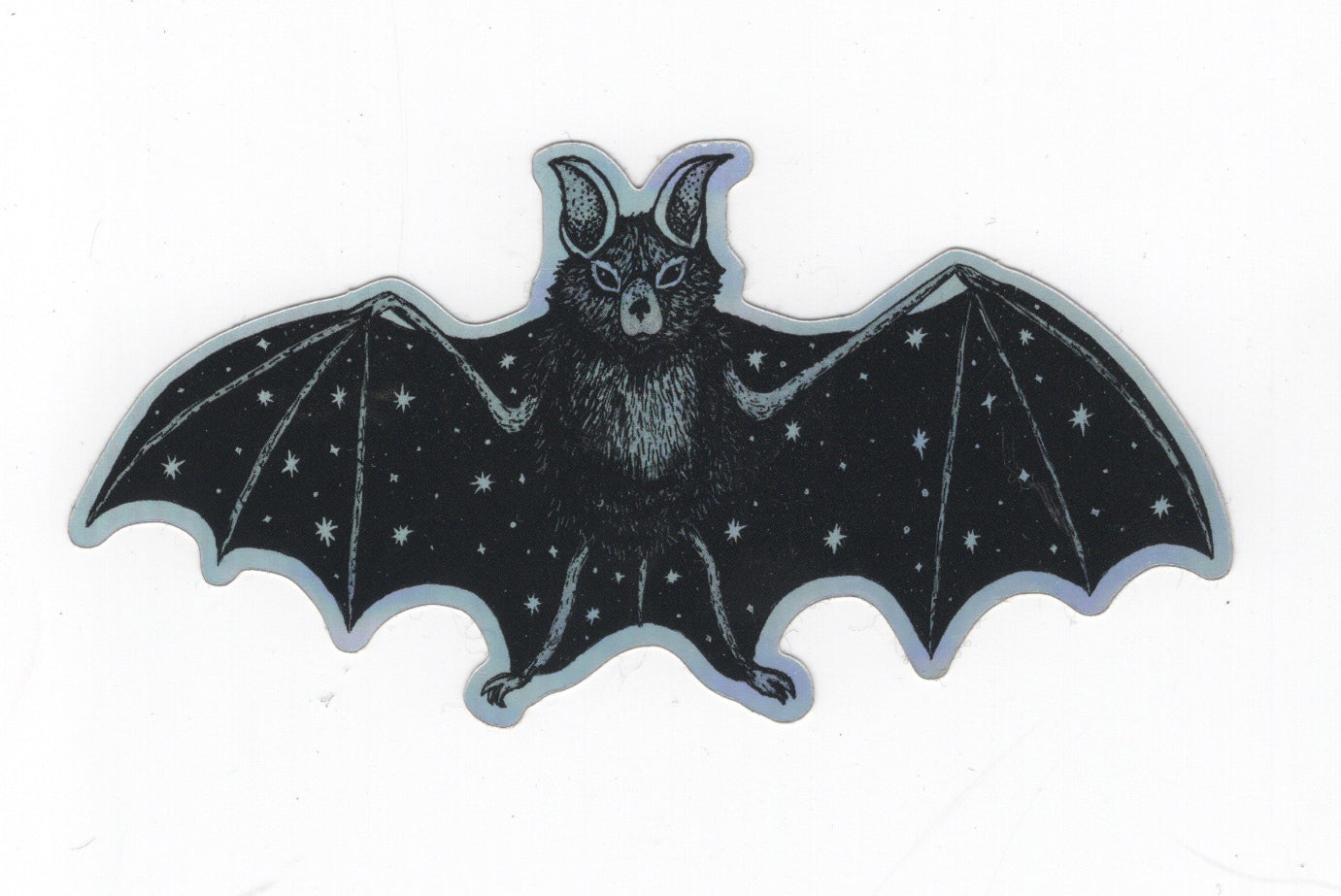 Irene Mudd - Guided Hand Studio - Holographic bat sticker