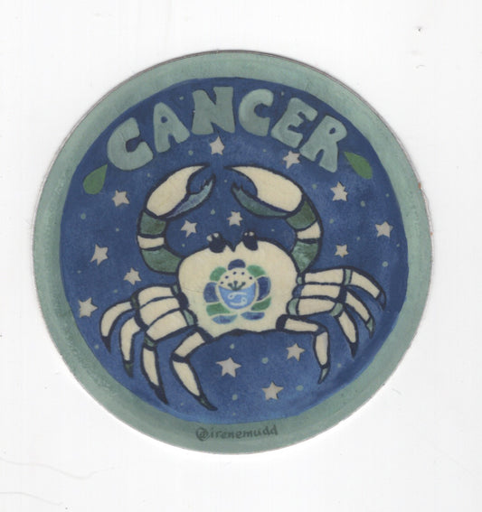 Irene Mudd - Guided Hand Studio - Cancer sticker