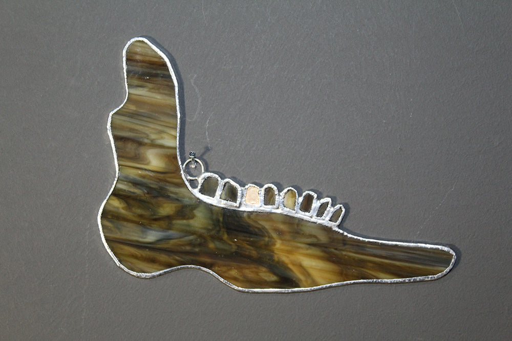 Alison Kaiser Stained Glass: Deer Jaw