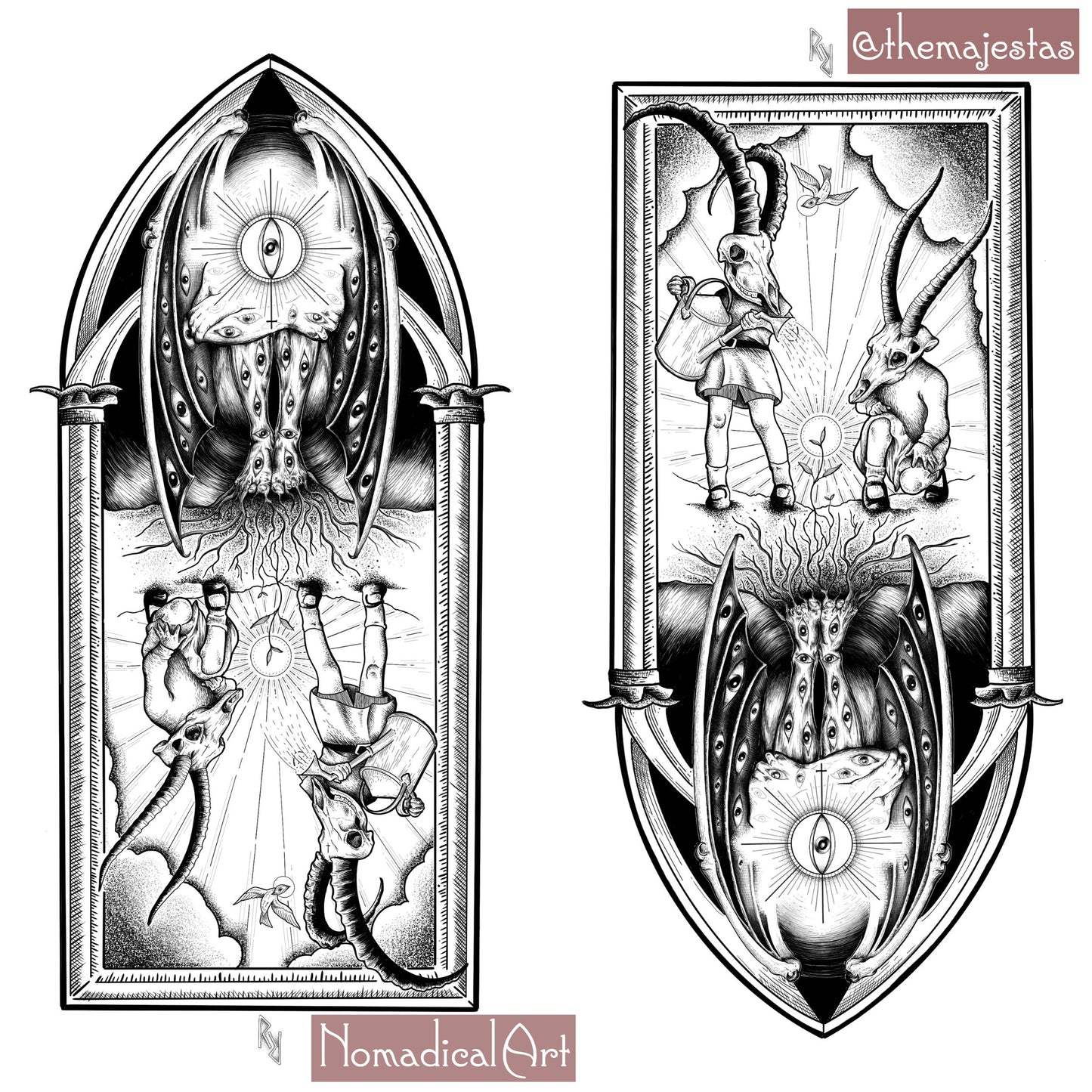 Nomadical Art - As Above So Below print