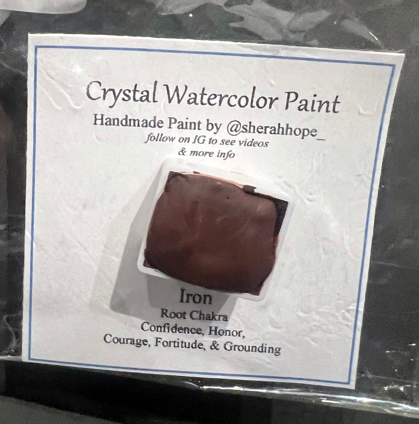 Sherah Fowler: Crystal Watercolor Paints