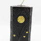 Hekas Creative - Triskelion Moon Phases 100% Beeswax Hand Painted Candle