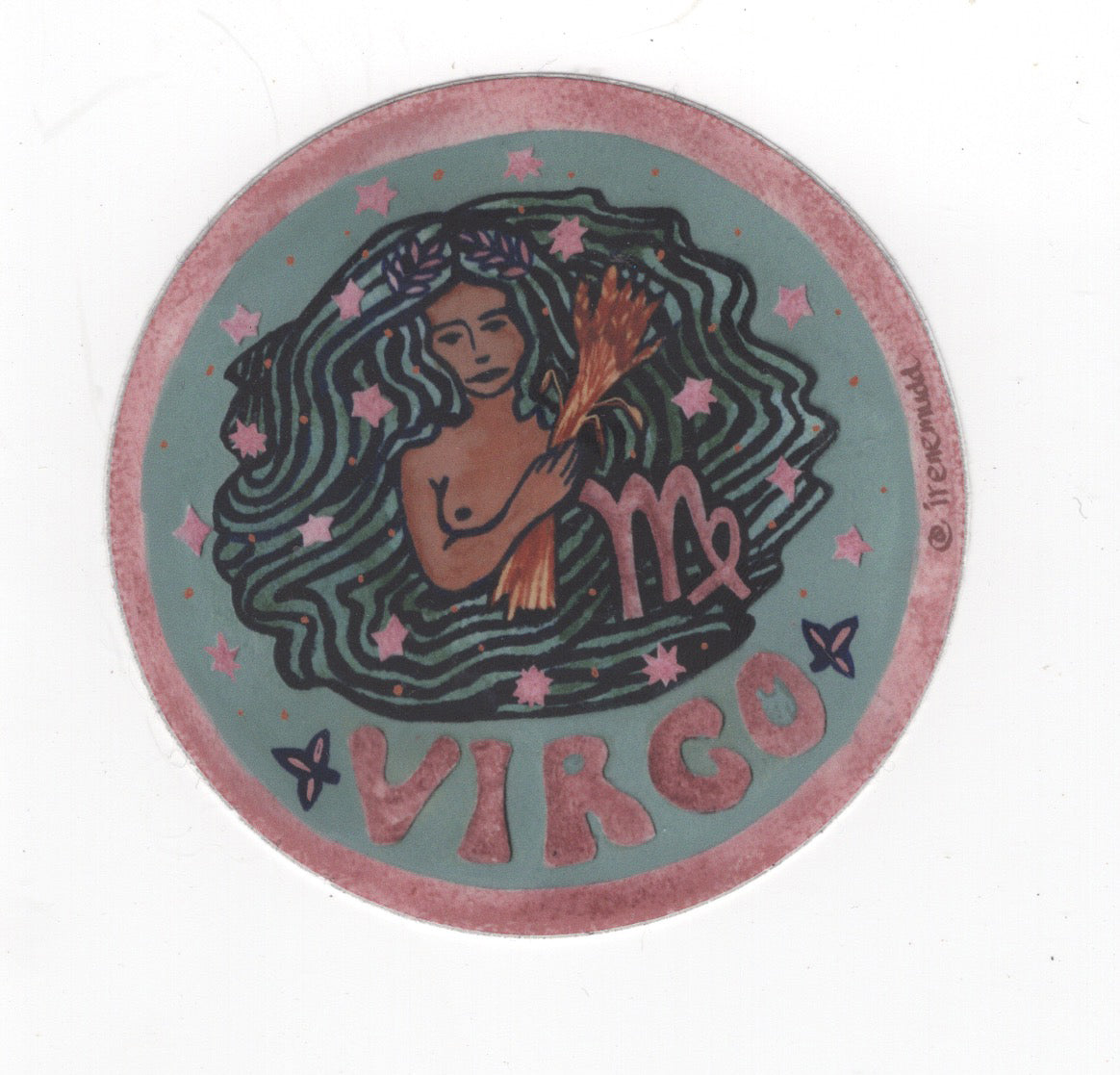 Irene Mudd - Guided Hand Studio - Virgo sticker