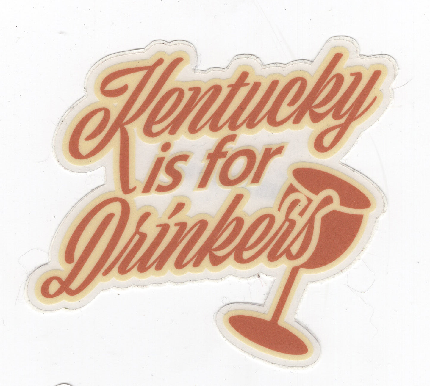 John Furse Stickers: (Wine) Kentucky Is For Drinkers