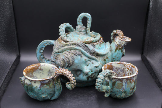 Ember Crow - Octopus tea set (3 PIECES)