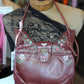 Ice Queen Alchemy - Red handbag with strawberries