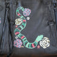 Ice Queen Alchemy - Black handbag with snake