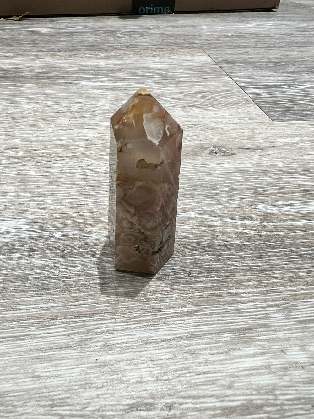 Crystal: Cherry Blossom Agate Tower