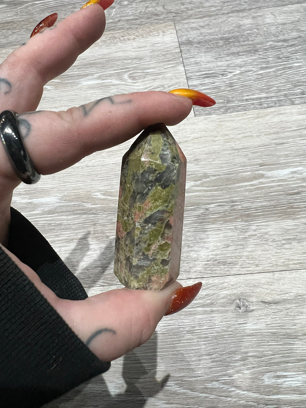 Crystal: Unakite Tower Point