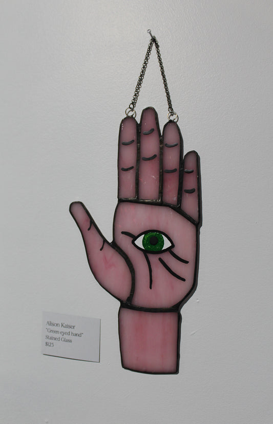 Glassy AF: Alison Kaiser: Green Eyed Hand