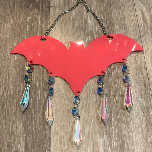 Awesome by Jenna - Bat with crystal acrylic hanging