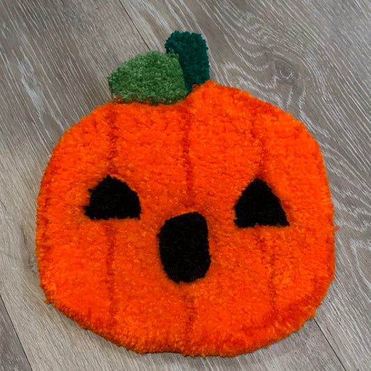 Awesome by Jenna - tufted pumpkin hanging