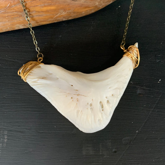 Dandelion - Fish bone necklace