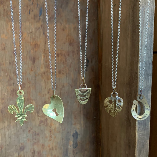 Found in a Field - Brass Necklaces
