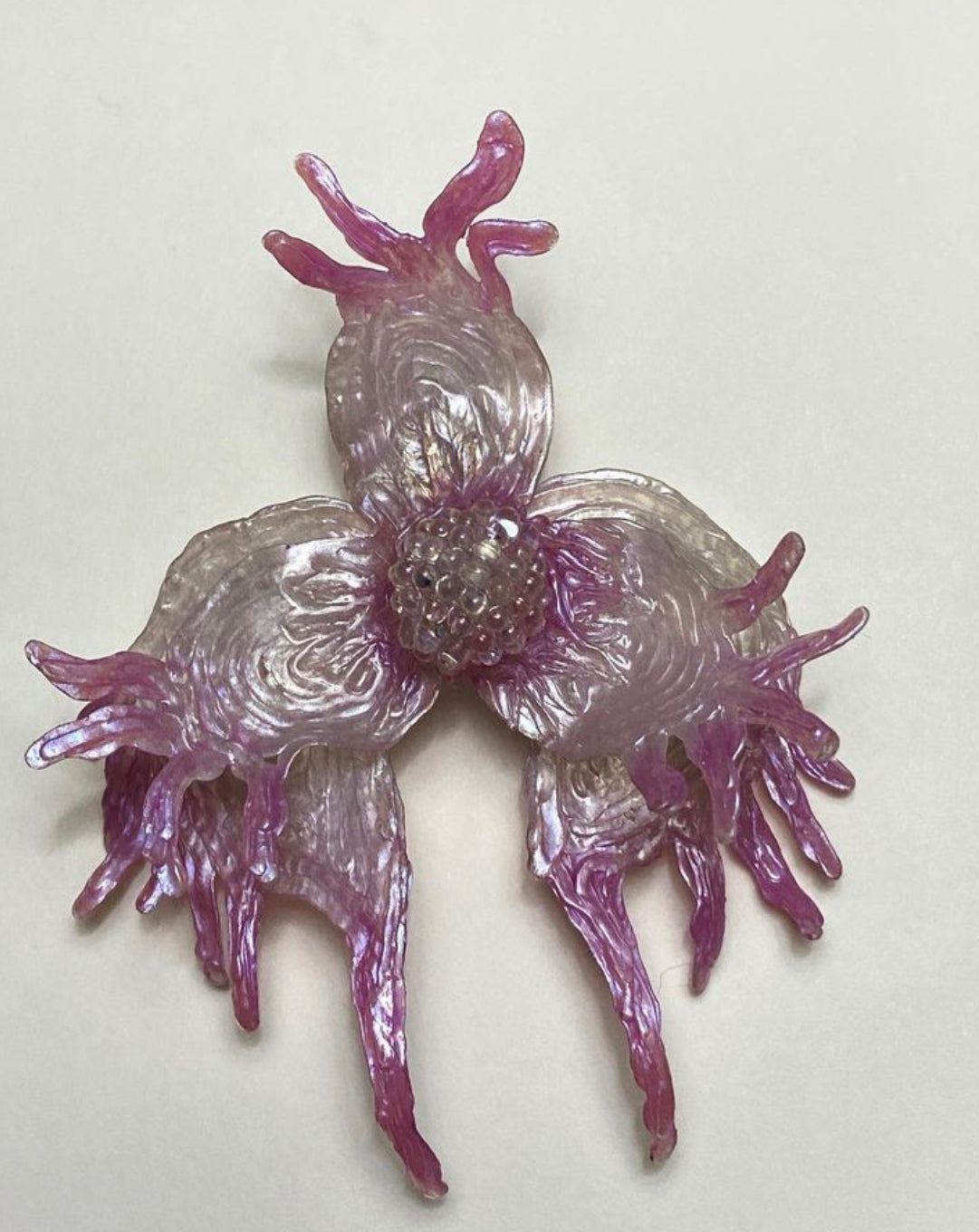 Edwin Ramirez - “Marine Orchid” earrings