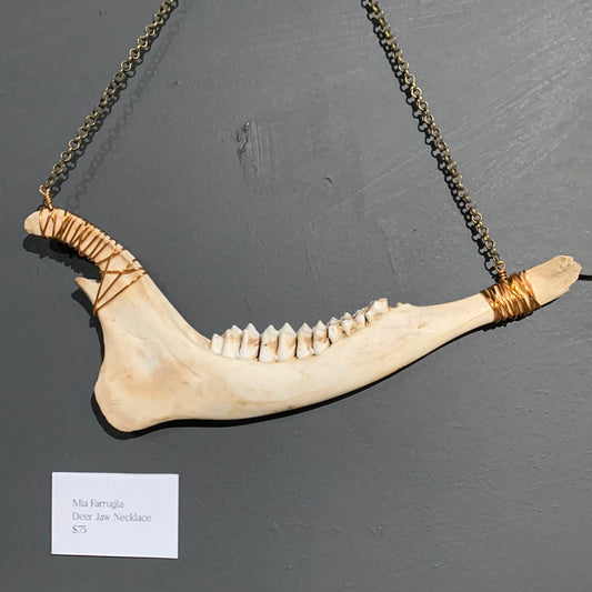 TWH - Mia Farrugia - Deer jaw necklace