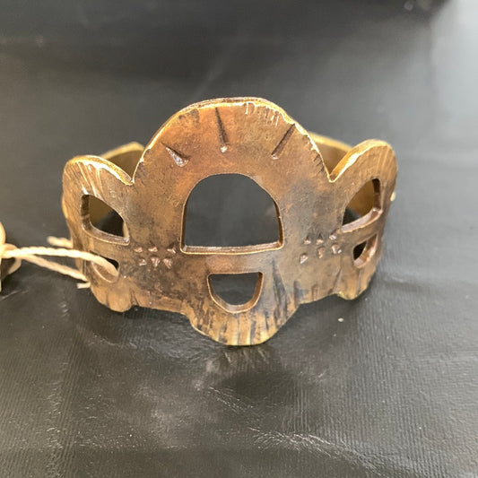Found in a Field - Large Brass Cuff